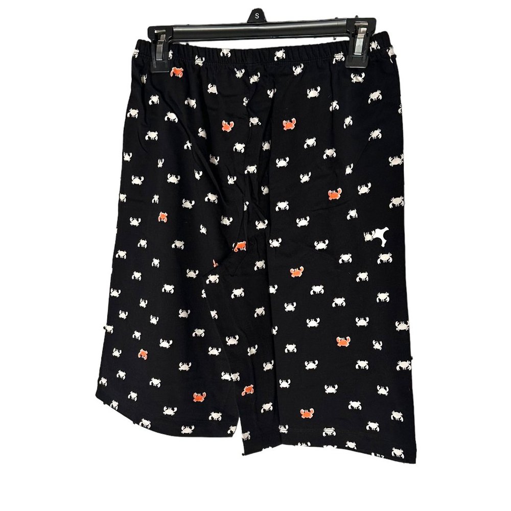 829 NWT Hue sleep or lounge bermuda shorts in Crab Poppers design